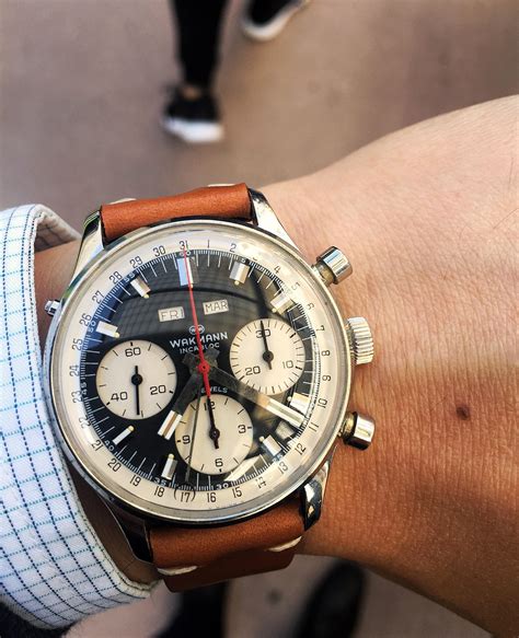 wakmann triple date chronograph